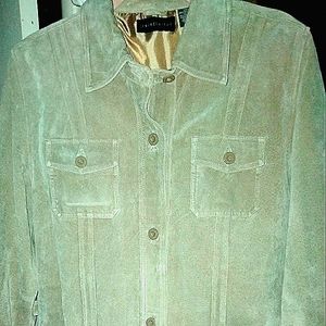 Suede embroider Jacket